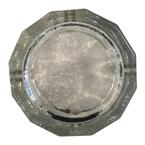 Vintage Clear Mid Century Iceberg Textured Glass Ashtray 4 Slots No Chips - Picture 4 of 5